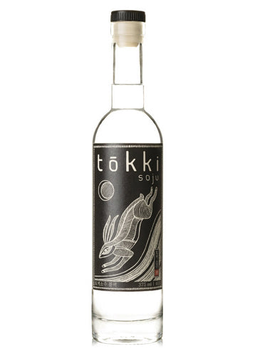 토끼소주 블랙 (tokki soju black, 375ml, Alc.,vol. 40%) made in California USA