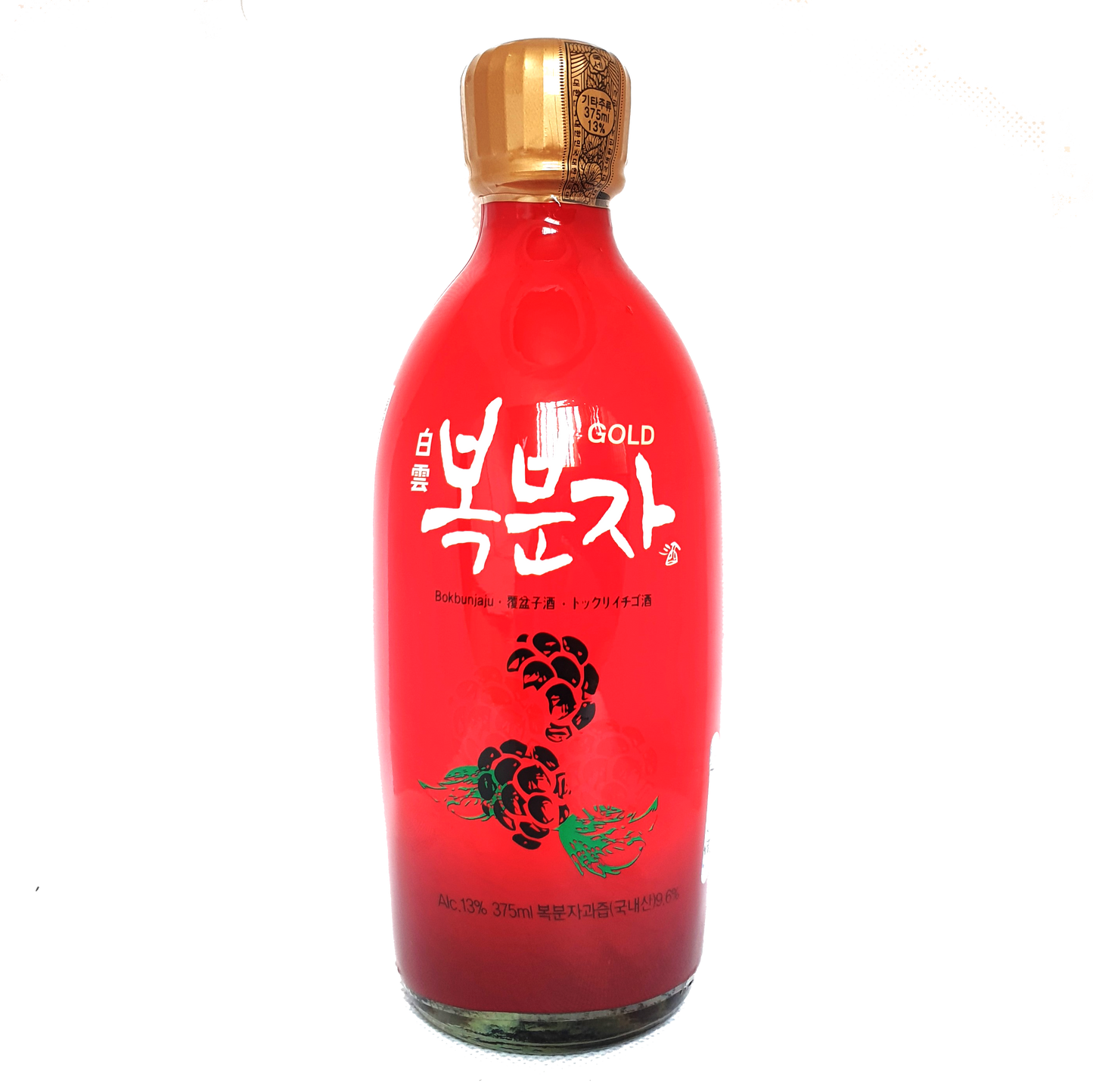 복분자주 375ml bokbunja - black raspberry wine 375ml