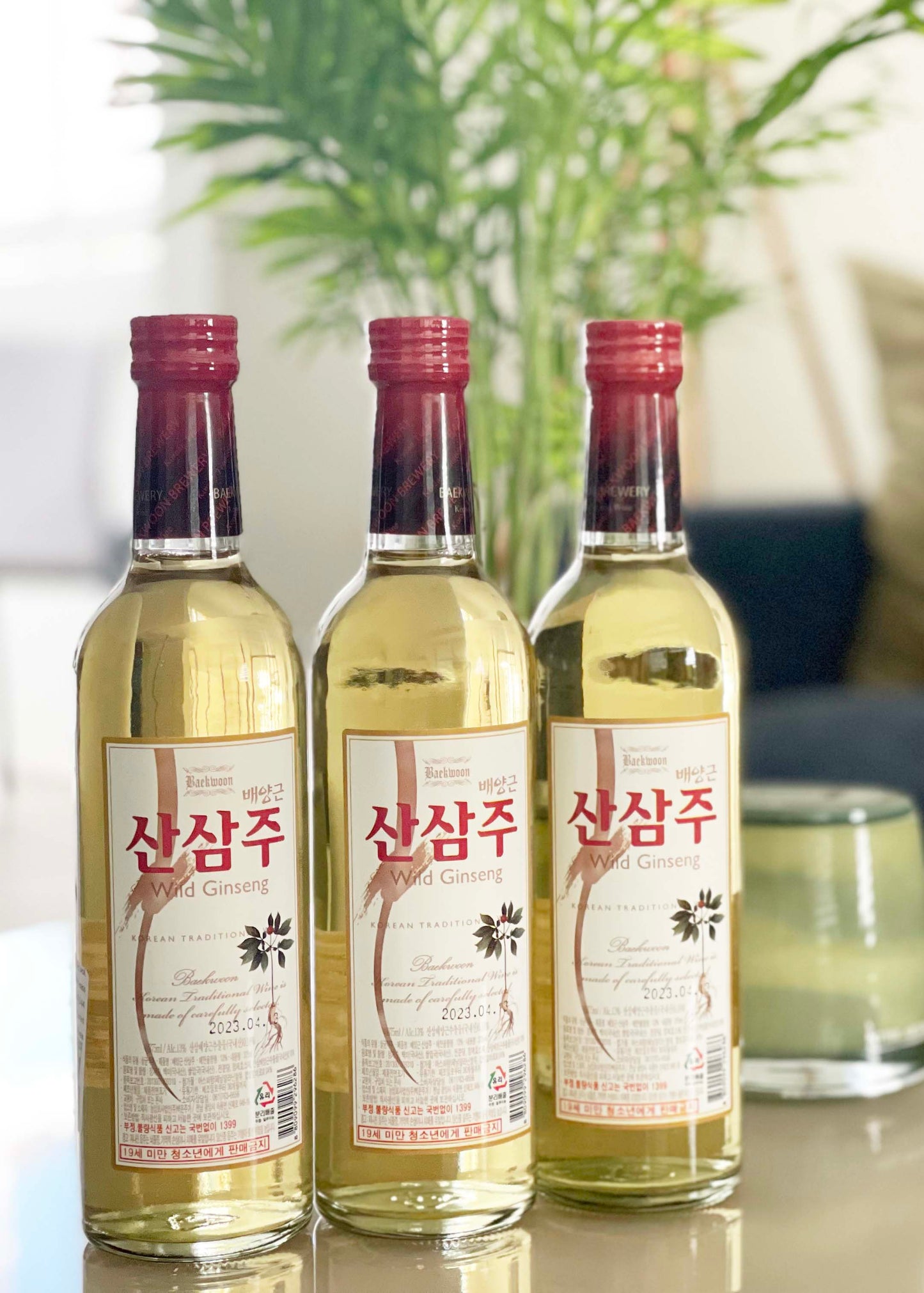 산삼주 Wild ginseng 375ml, 13%