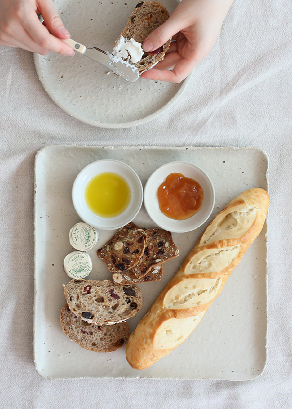 Crumbs Square Plate